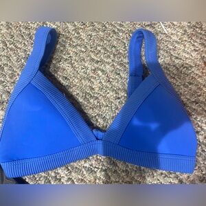 Women's Blue Triangle bikini top from Oneone swim